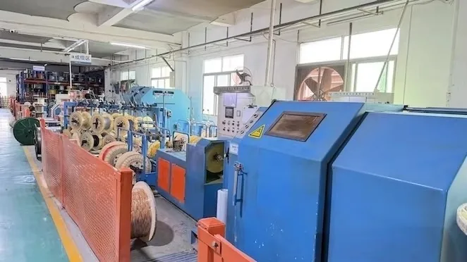 Cabling machine line