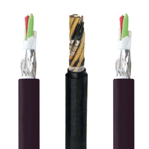 Festoon Signal Cable — Shielded Multi-Core Signal and Control Festoon Cable with Twisted Pair Construction for Crane Limit Switch, Sensor, and Communication Circuits