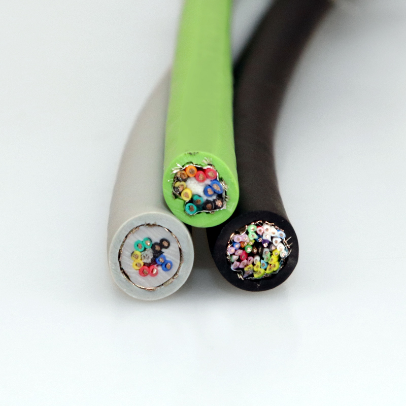 Motor Transmission Cable — Flexible Motor Power Transmission Cable (0.6/1 kV) with Integrated Brake and Temperature Sensor Cores for Servo Motor and Drive-to-Motor Power Routing