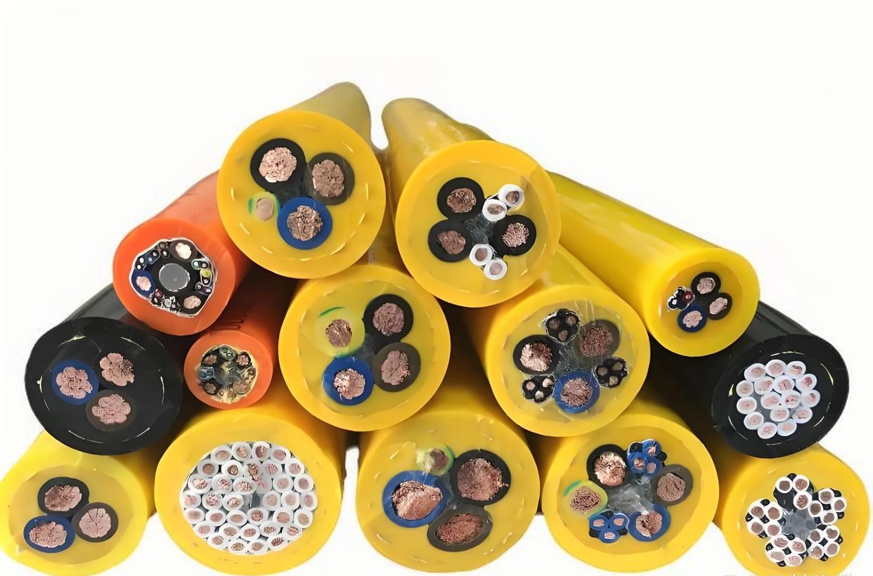 Network Composite Reeling Cable — Industrial Composite Reeling Cable with Integrated Power, Ethernet, Fiber Optic, and Control Elements in a Single Reel-Ready Assembly for Crane, Hoist, and Heavy Equipment Drum Applications