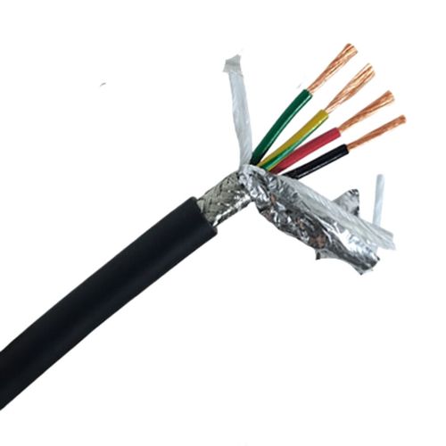 RVVP Electrical Installation Shielded Cable — Flexible PVC-Insulated Braid-Shielded Multi-Core Control Cable for Building Automation, Alarm, Intercom, and Industrial Signal Wiring