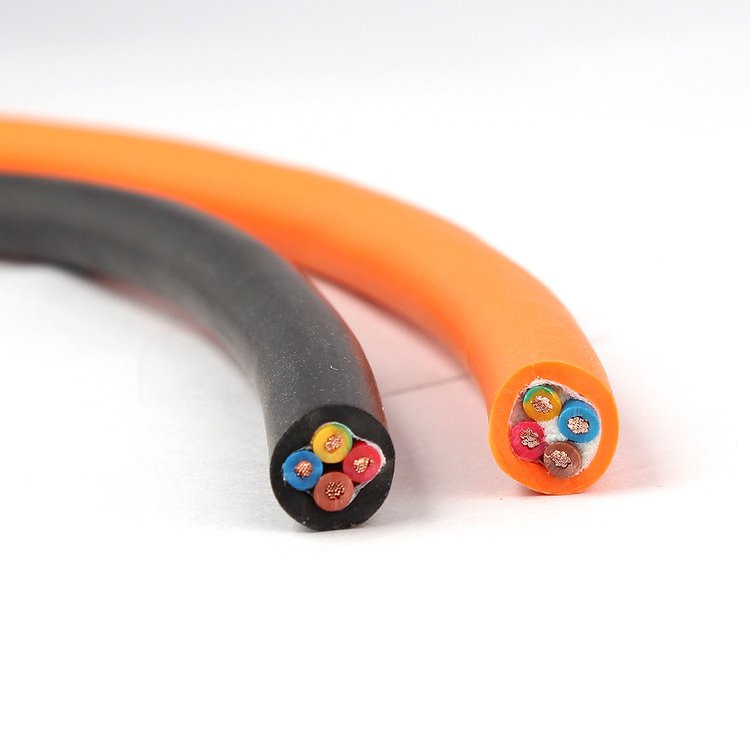 Servo Motor Cable — Double-Shielded High-Flex PUR Feedback Cable with Low-Capacitance PE/PP Insulation for Servo Motor Encoder, Resolver, and Absolute Position Feedback Systems