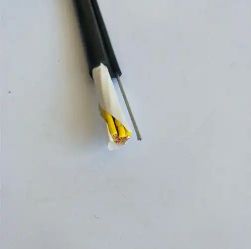 Single Steel Wire Crane Control Cable — Tensile-Reinforced Flexible Pendant Control Cable with Central Galvanized Steel Wire for EOT, Bridge, and Gantry Crane Pendant Stations