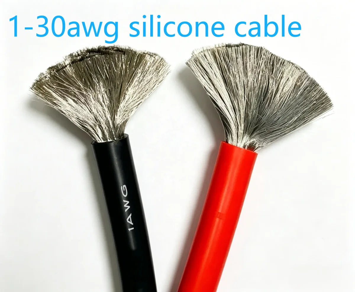 UL3239 Silicone High Voltage Wire — 3 kV DC, 200 °C, 32 AWG to 8 AWG