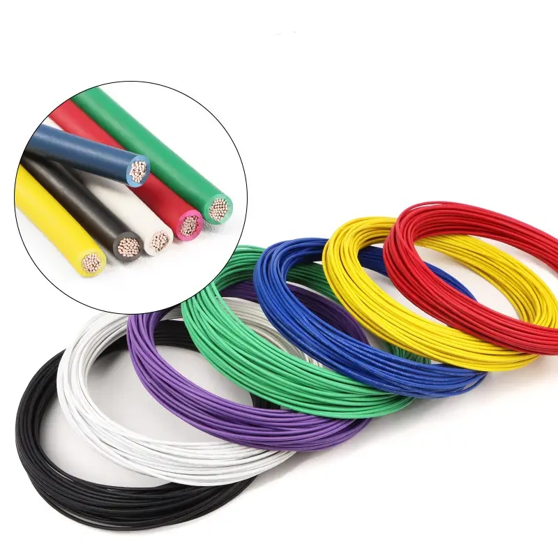 UL3266 Halogen-Free Hookup Wire — 300 V, 125 °C, XLPE Insulated, Halogen-Free, 30 AWG to 12 AWG