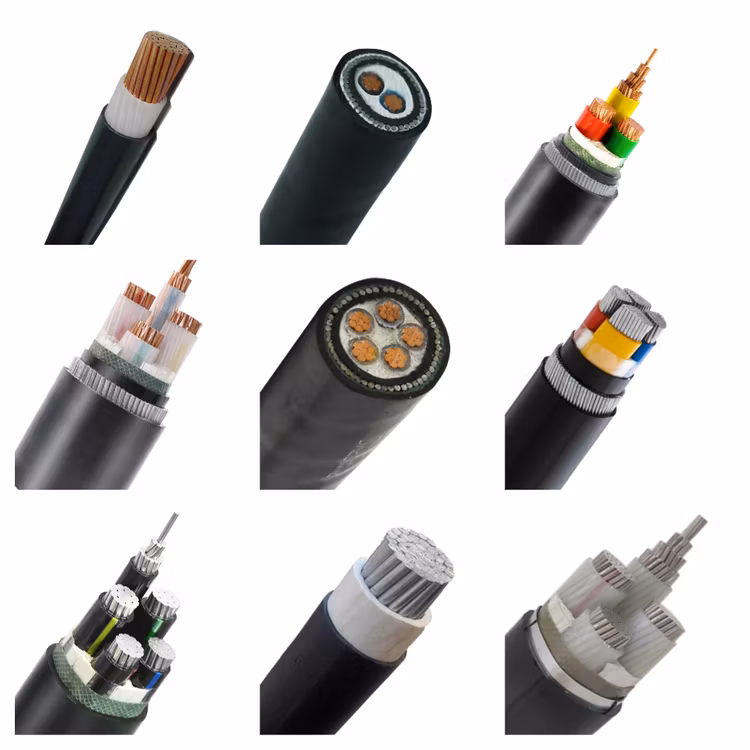 Underground Power Cable — IEC 60502-1 XLPE Insulated SWA/STA Armoured PE Sheathed 0.6/1 kV Direct Burial Power Cable with Moisture Barrier, Rodent Protection, and Mechanical Strength for Buried Installation in Soil, Duct Banks, and Underground Distribution Networks