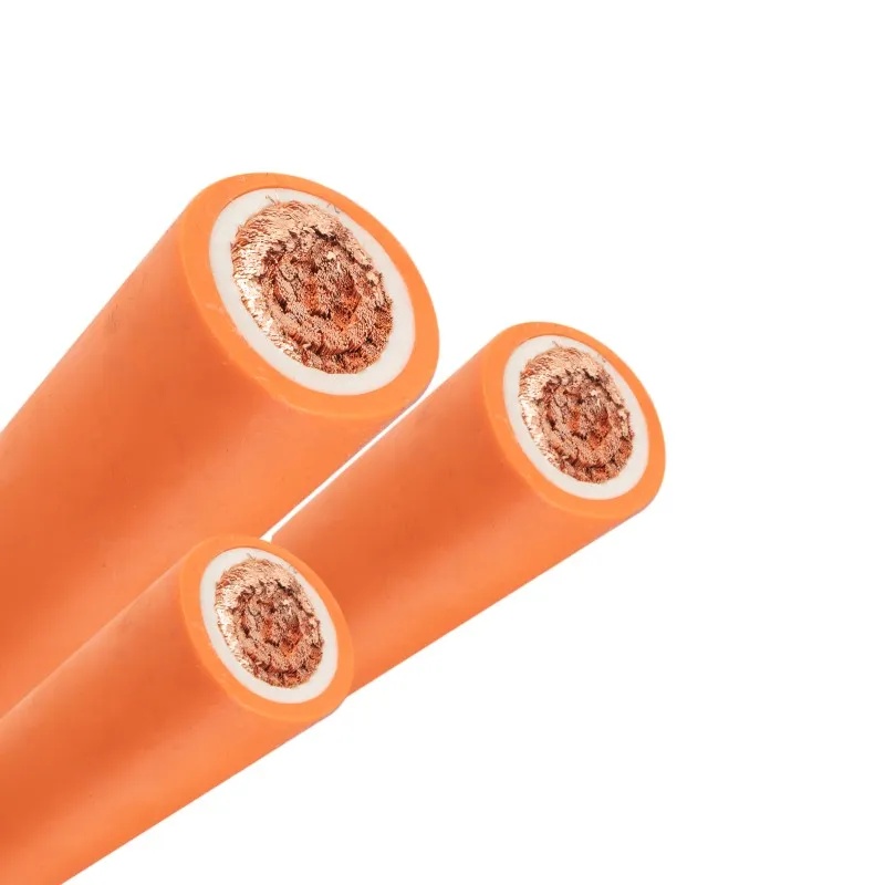 Welding Cable (Flexible) — IEC 60245 / HD 22 EPR or CR Insulated Single-Core Extra-Flexible Welding Electrode and Work Return Cable with Class 6 Ultra-Fine Stranded Copper Conductor for MMA, MIG/MAG, TIG, and Submerged Arc Welding Equipment Connection in Workshops, Shipyards, Construction Sites, and Industrial Fabrication