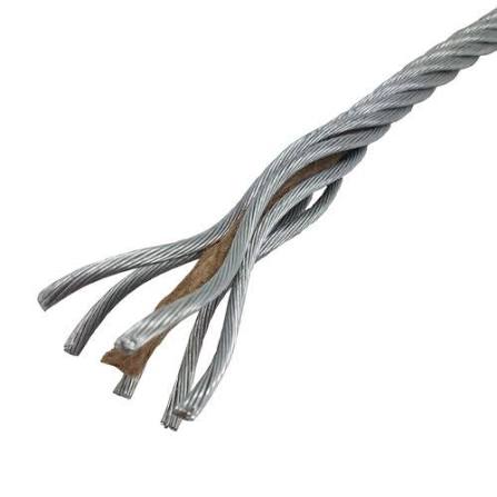 Wire Rope Cable (Steel Core) — Galvanized Steel Wire Rope Integrated Multi-Core Flexible Power and Control Cable with Central or Distributed Steel Tensile Strength Members for Overhead Crane Pendant Controls, Hoist Suspension Cables, Vertical Lift Applications, and High-Tensile Mobile Equipment Power Supply