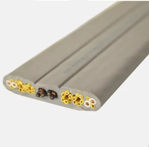 CAT6 Flat Elevator Travel Flexible Rubber Sheath Electric Wire Lift Cable