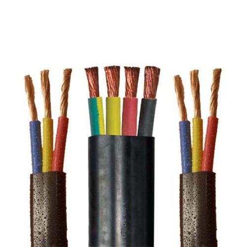 H03rn-f H05rn-f H07rn-f Flat Submersible Pump Cable Flexible Elevator Flat Cable