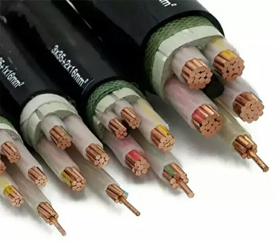 Low Voltage Cu/XLPE/PVC/Swa/PVC Three Core Copper Armored Cable