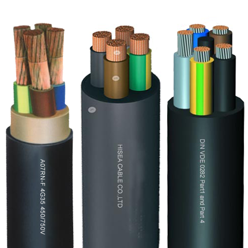 A07RN-F 450/750V Oil Resistant Harmonized Rubber Cable Custom