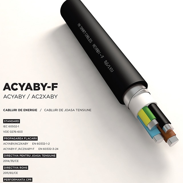 ACYAbY-F 0.6/1kV Steel Tape Armored Power Cable Customize