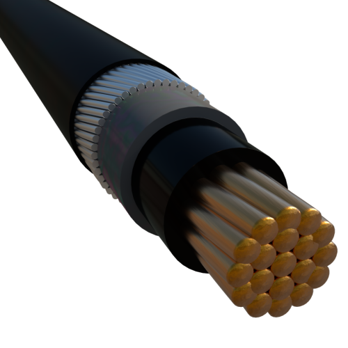 Nc2xay Cu/XLPE/PVC/Awa/PVC 0.6/1kv Single Core Power Cable Wholesaler