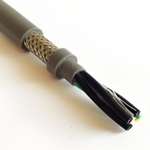 Double-Sheathed Double-Shielded Drag Chain Cable – High-Flex PUR/TPE