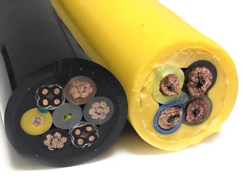 Stacker Reclaimer Cable – PUR, Oil & Abrasion Resistant (300/500V–0.6/1kV)