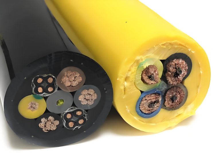 Stacker Reclaimer Cable – PUR, Oil & Abrasion Resistant (300/500V–0.6/1kV)